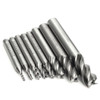 2-12mm HSS 4 Flute End Mill Cutter Straight Shank Milling Cutter Drill Bit CNC Tool