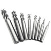 2-12mm HSS 4 Flute End Mill Cutter Straight Shank Milling Cutter Drill Bit CNC Tool