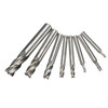 2-12mm HSS 4 Flute End Mill Cutter Straight Shank Milling Cutter Drill Bit CNC Tool