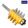 Drillpro RB10 1/4 Inch Shank Router Bit Reversible Joint Cutter