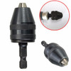 Drillpro 0.5-8mm 1/4 Inch Hex Shank Keyless Drill Chuck Drill Screwdriver Impact Driver Adaptor