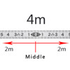 Silver Self Adhesive Metric Ruler Miter Track Tape Measure Stainless Steel Miter Saw Scale For T-track Router Table Band Saw Woodworking Tools