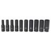 10pcs 1/2 inch Drive Deep Impact Metric Socket Set 10-24mm Air Garage Socket Wrench Tool