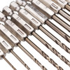 Drillpro 13pcs 1.5-6.5mm M35 Cobalt Drill Bit HSS-Co Twist Drill Bit Set 1/4 Inch Hex Shank