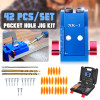 Upgrade XK-1 Pocket Hole Jig Step Drill Bit Kit Wood Oblique Drill Guide Set Woodworking Locator Tools