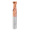 Drillpro 1-8mm 2 Flutes Tungsten Carbide End Mill Cutter HRC55 AlTiN Coating CNC End Mill Tool