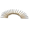 Drillpro 20Pcs Titanium Coated Rotary File Cutters HSS Mini Burr Wood Working Milling Carving Rasp Drill Bits