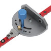 400-1200mm Red Aluminum Alloy 45 Type T-Track Woodworking T-slot Miter Track/Table Saw Router Miter Gauge