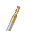 Drillpro 10pcs Titanium Coating 1.5-6.0mm HSS 4 Flute End Mill Cutter 6mm Shank CNC Drill Bits