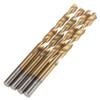100pcs 1.5mm - 10mm Titanium Coated Drill Bit Set High Speed Steel Manual Twist Drill Bits