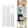 3pcs 1.9m Adjustable Window Slide Kit Plate Air Conditioner Wind Shield For Portable Air Conditioner