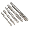 Drillpro T Handle Ratchet Tap Wrench with 5pcs M3-M8 Machine Screw Thread Metric Plug Tap