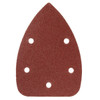 30pcs 140mm 60-120 Grit 5 Holes Triangle Sandpaper Sanding Sheets Mouse Sander Pads