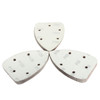 30pcs 140mm 60-120 Grit 5 Holes Triangle Sandpaper Sanding Sheets Mouse Sander Pads