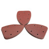 30pcs 140mm 60-120 Grit 5 Holes Triangle Sandpaper Sanding Sheets Mouse Sander Pads