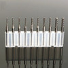 Drillpro DB-M3 10pcs 1.3mm-3.175mm Carbide End Mill Engraving Bits for CNC PCB Rotary Burrs