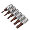 Drillpro 1/4 Inch Drive Sockets Set S2 Alloy Metric Screwdriver Bit Sockets Hex/Slotted/Phillips/Pozi/Torx