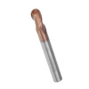 Drillpro R0.5-3mm 2 Flutes Ball Nose HRC58 AlTiN Coating End Mill Cutter Tungsten Carbide CNC Tool