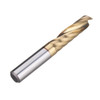 22mm Titanized End Milling Cutter Single Flute Spiral Bit for Metalwork