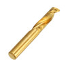 Drillpro 6mm Shank Single Flute 12/15/17/22mm End Mill Cutter Titanium Coated Spiral Drill CNC Bit