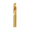 Drillpro 6mm Shank Single Flute 12/15/17/22mm End Mill Cutter Titanium Coated Spiral Drill CNC Bit