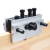 Woodworking Self Centering Doweling Jig Aluminum Alloy Dowel Drill Guide