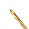 Drillpro T Handle Ratchet Tap Wrench with 5pcs Titanium Coated M3-M8 Screw Tap Thread Plug Tap