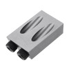 Grey Pocket Hole Jig with Dowel Drill Set Woodworking Joint Tool Woodworking Guide Locator