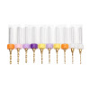 Drillpro 10pcs Titanium Coated Tungsten Carbide Micro PCB Drill Bits Set for PCB Circuit Board