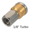 3/8 Inch 1/8 Inch 1/4 Inch High Pressure Drain Hose Nozzle Sewer Cleaning Jetter Nozzle