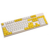 104 Key Bee Dye-sub PBT Keycaps Keycap Set with 11Pcs Supplementary Keycaps for Mechanical Keyboard