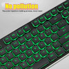 Silent 2.4GHz Wireless Backlit Keyboard and Mouse Combo Set for Desktop Computer Laptops