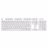 White Dual Shot PBT Translucent 104 KeyCap backlit for Cherry MX Keyboard