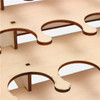 32 Pots Wooden Acrylic Paint Stand Bottle Storage Rack Holder Modular Organizer