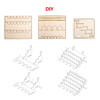 32 Pots Wooden Acrylic Paint Stand Bottle Storage Rack Holder Modular Organizer