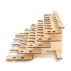 32 Pots Wooden Acrylic Paint Stand Bottle Storage Rack Holder Modular Organizer