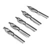 1 Set Antique Feather Quill Dip Pen Writing Ink Fountain Pen Set With 5 Replacement Nibs Box Gift