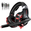 ONIKUMA K2A Gaming Headset LED Lights Noise Canceling Mic Wired Stereo Gaming Headphones Headset for PS4 Xbox Switch PC Laptop