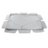 2/3 Seater Size Grey UV-Proof Outdoor Garden Patio Swing Sunshade Cover Waterproof Canopy Seat Top Cover