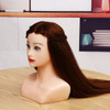 26'' 90% Real Human Hair Mannequin Head Hairdressing Training Head Model Salon