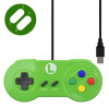 DATA FROG Wired USB Gamepad Gaming Joypad for Windows7/8/10/MAC Computer Game Controller