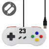 DATA FROG Wired USB Gamepad Gaming Joypad for Windows7/8/10/MAC Computer Game Controller