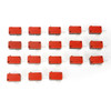 50PCS DIY Arcade Joystick Kit USB Chip Board 32mm LED Buttons 5Pin Joystick Plating Button USB Cable