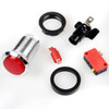 50PCS DIY Arcade Joystick Kit USB Chip Board 32mm LED Buttons 5Pin Joystick Plating Button USB Cable