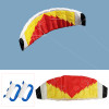 2-Line Parafoil Stunt Kite 0.7 x 2m Parachute Sail/Surfing Beach Nylon Fabric