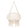 Indoor Outdoor Hammock Chair Cotton Single Garden Swing Portable Hanging Chair Max Load 330lbs