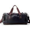 49x22x25cm PU Leather Outdoor Sports Bag Portable Camping Handbags Travel Bag for Gym Fitness