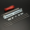 Chain Saw Chain Files Guide Kit Flat 3/16 Inch Depth Gauge Chain Saw Sharpening Tool Kit
