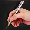 60W Electric Engraving Pen 32000RPM DIY Nail Engraver Pen Grinding Polishing Tools For Wood Stone Peach-pit Egg Crafts Glass Ceramics  (Stainless Steel)