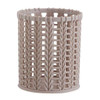 Creative Rattan Plastic Pen Holder Multifunctional Hollow Boxes Desktop Office Stationery Bucket